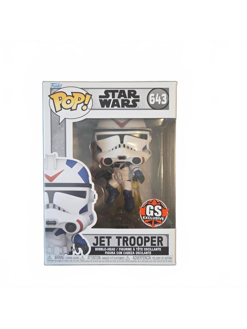Funko Pop Star Wars Jet Trooper #643 Gaming Greats GameStop Exclusive New